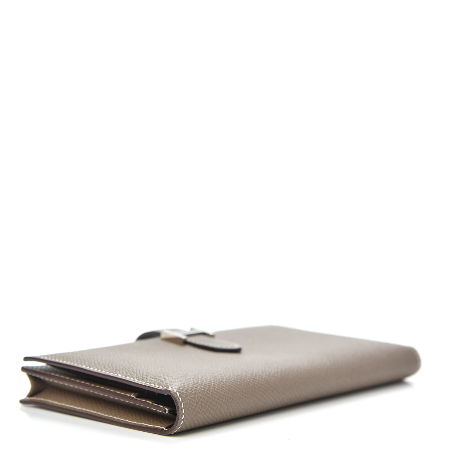 Hermes Epsom Bearn Gusset Wallet Etoupe 4 of 8