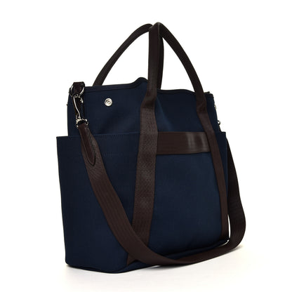 Hermes Toile Sac De Pansage Groom Bleu Navy Feu 4 of 8