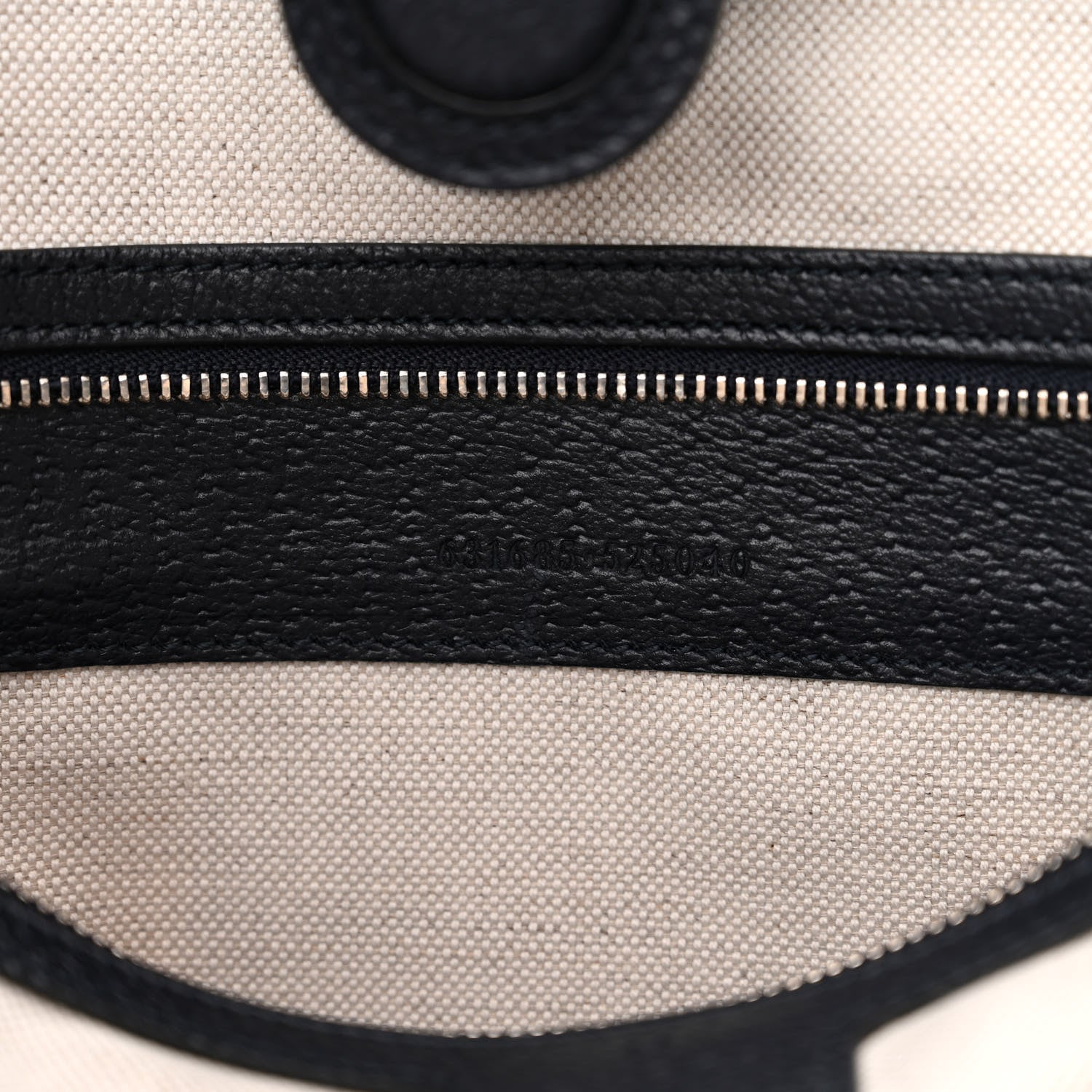 Gucci GG Supreme Monogram Textured Calfskin Web Medium Ophidia Shopping Tote Beige Blue 6 of 12