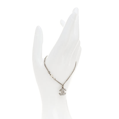 Chanel Pearl Crystal CC Bracelet Gold 2 of 6
