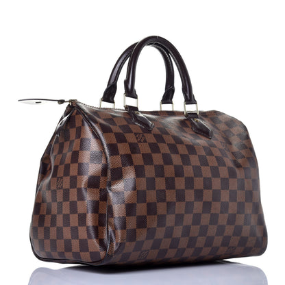 Louis Vuitton Damier Ebene Speedy 30 3 of 10