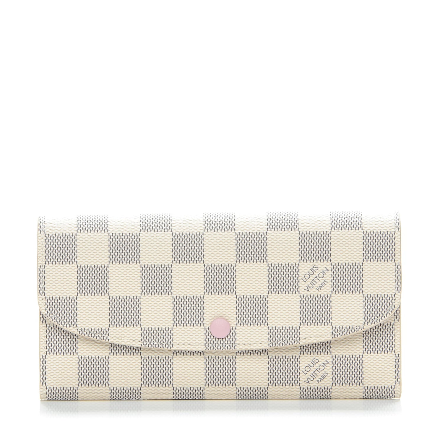 Damier Azur Emilie Wallet Rose Ballerine