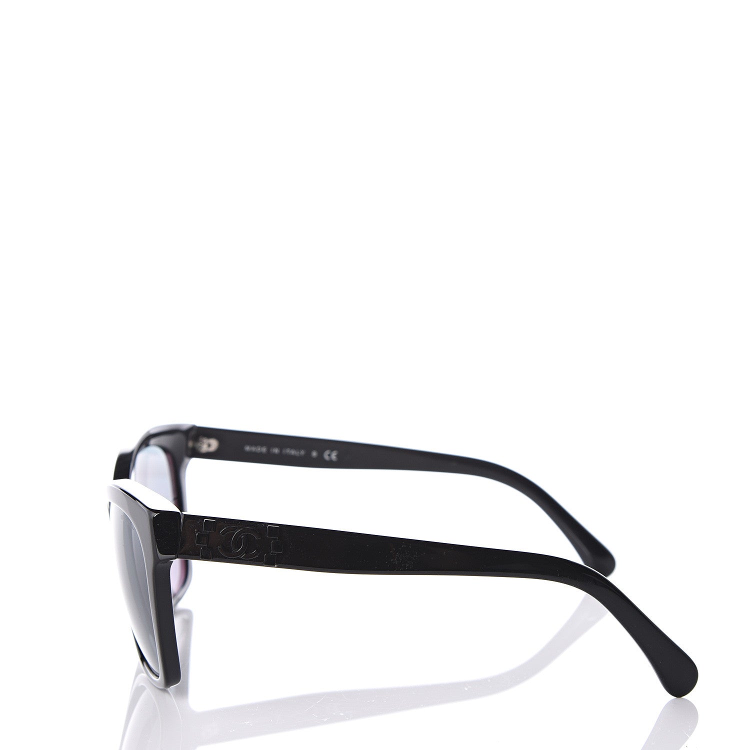 Chanel CC Butterfly Signature Sunglasses 5313 Black 3 of 8