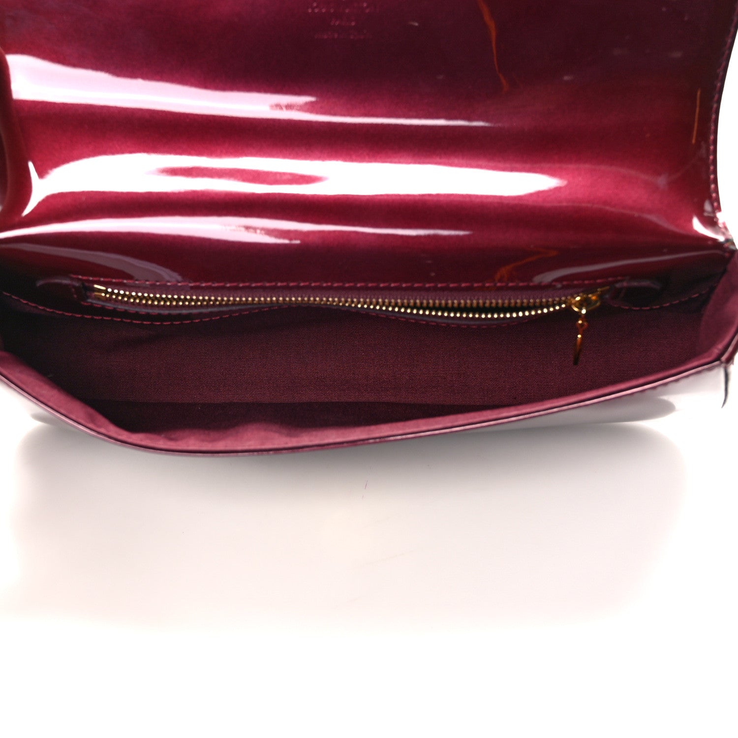 Louis Vuitton Patent Sobe Clutch Rouge Fauviste 5 of 9