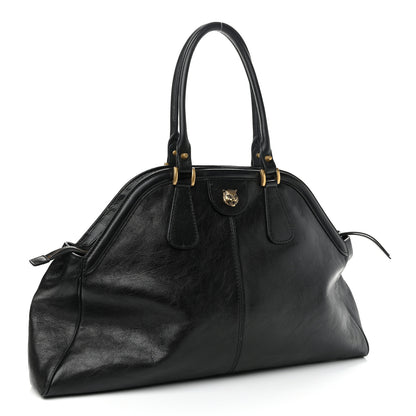 Gucci Calfskin Large Re(Belle) Top Handle Bag Black 3 of 16