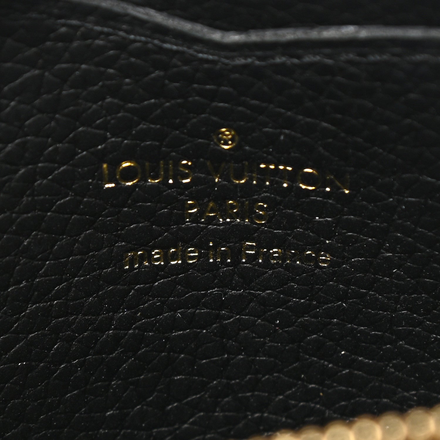 Louis Vuitton Empreinte Monogram Giant Zippy Coin Purse Black Beige 6 of 8