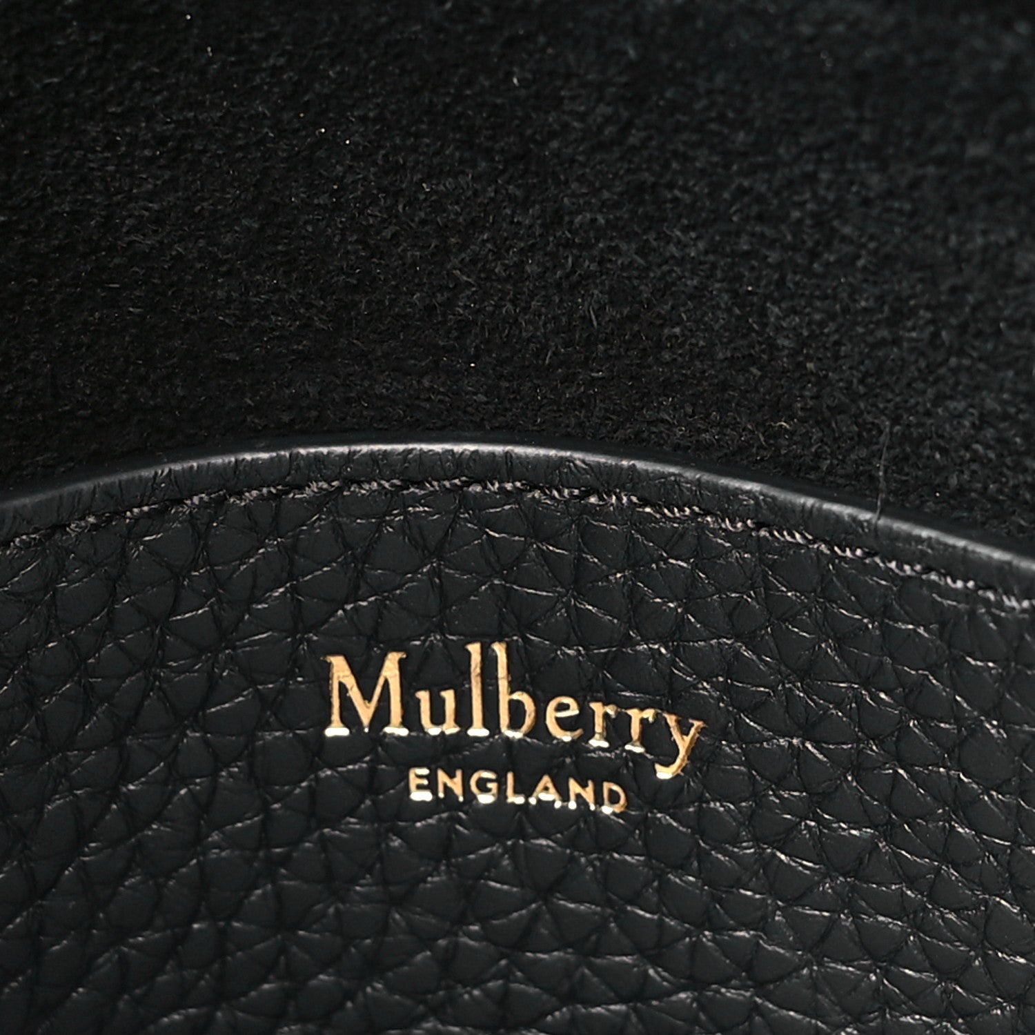 Mulberry Heavy Grain Mini Alexa Black 6 of 9