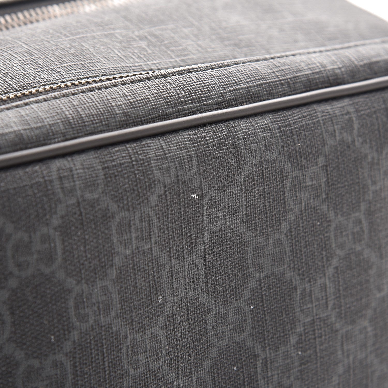 Gucci GG Supreme Monogram Toiletry Case Black Grey 14 of 14