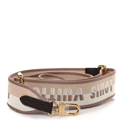 Louis Vuitton Jacquard Speedy Bandouliere 20 Shoulder Strap Beige Brown 1 of 3