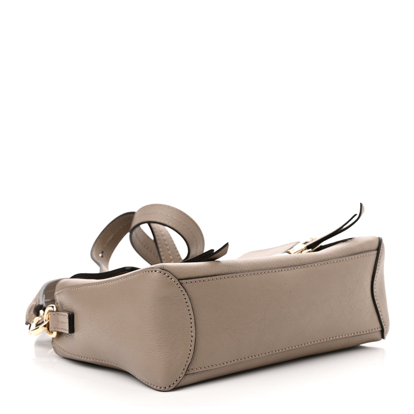 Calfskin Mini Faye Day Shoulder Bag Motty Grey