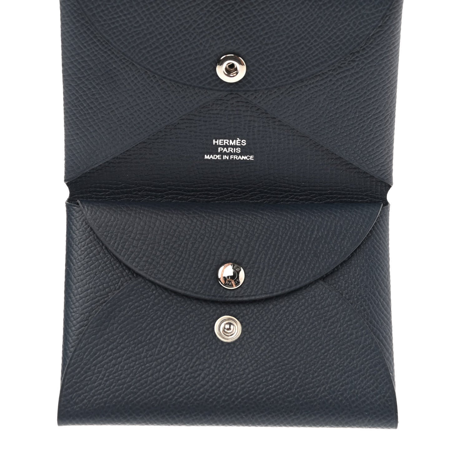 Epsom Duo Calvi Card Case Bleu Indigo