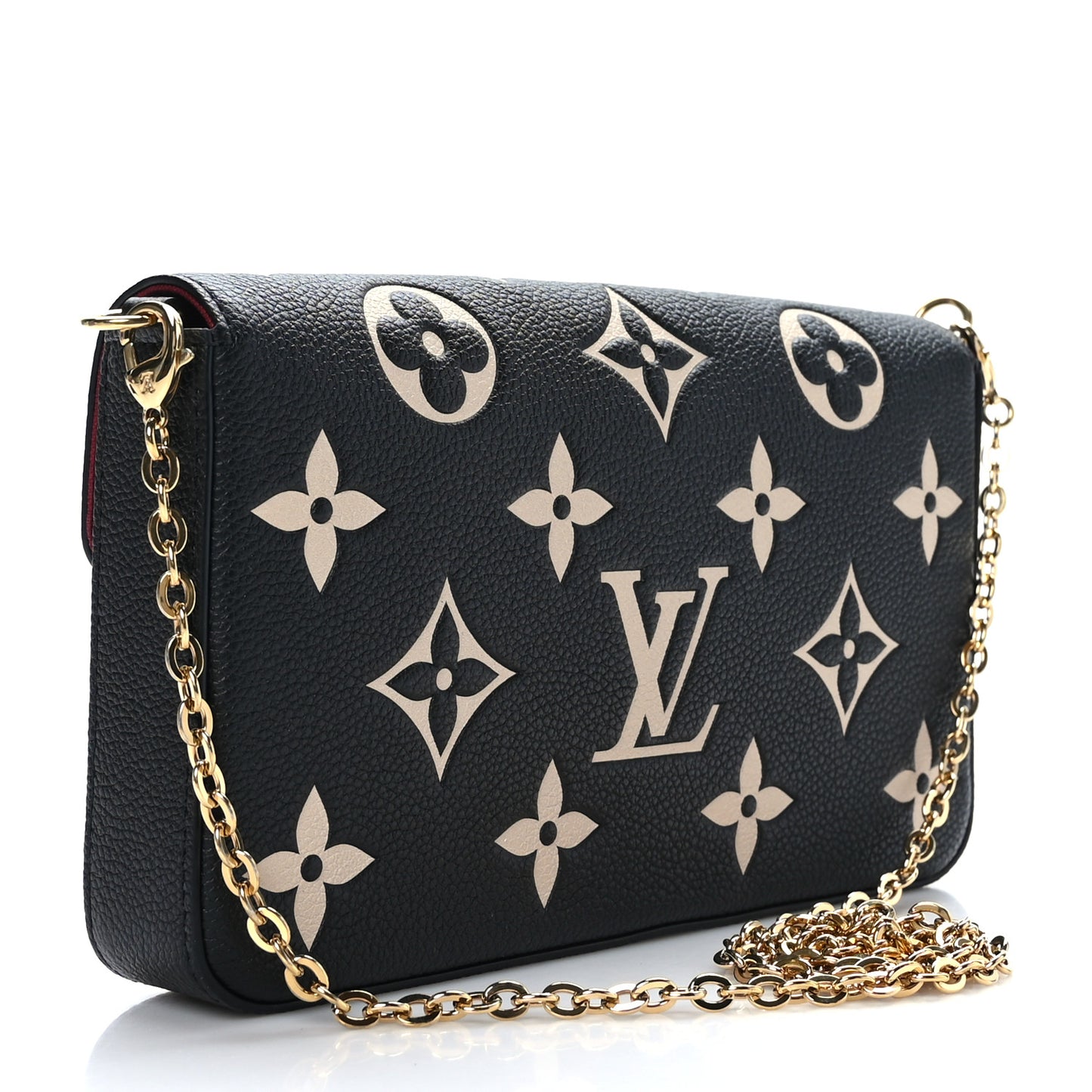 Empreinte Monogram Giant Felicie Pochette Black Beige