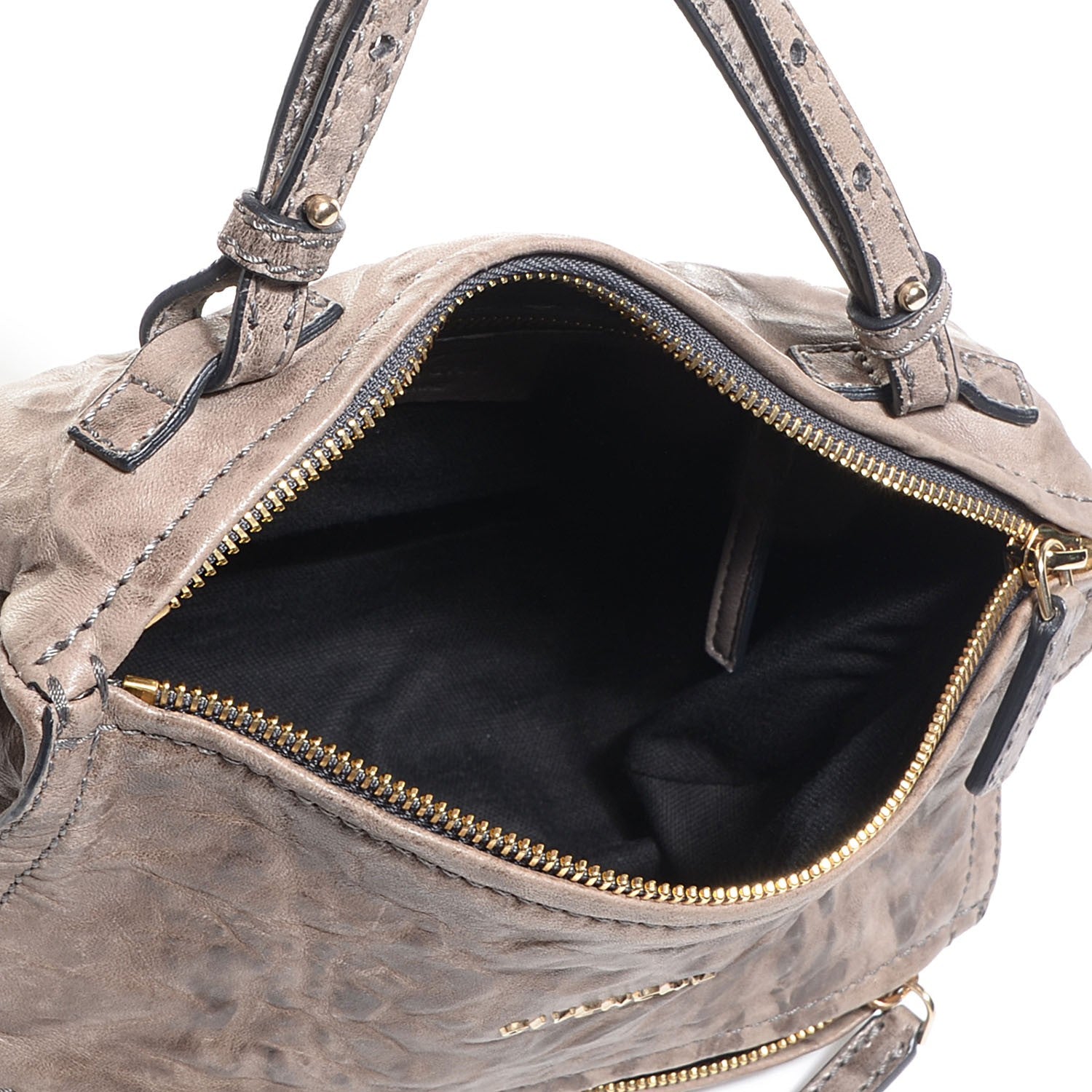 Givenchy Tumbled Sheepskin Mini Pandora Charcoal 7 of 11