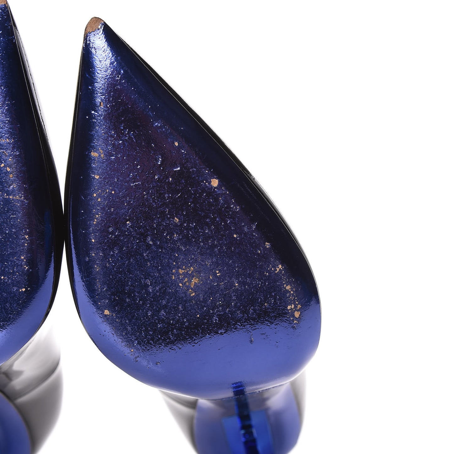 Patent Calfskin Opyum 110 Pumps 40 Black Blue