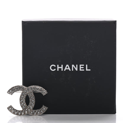 Chanel Crystal Palais Garnier CC Brooch Silver 6 of 6