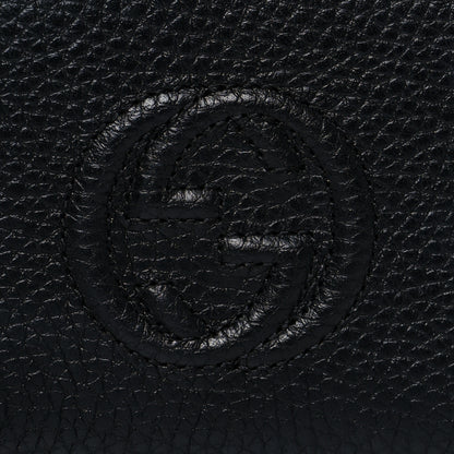 Gucci Pebbled Calfskin Small Soho Zip Around Wallet Black 7 of 7