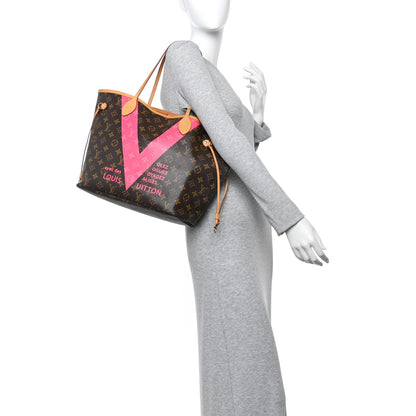 Louis Vuitton Monogram V Neverfull MM Grenade 2 of 11