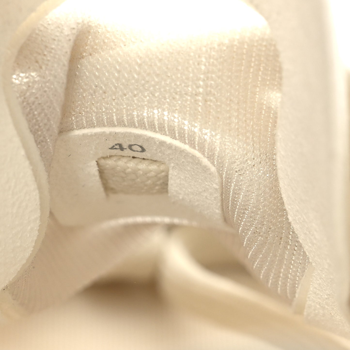 Fabric Mesh Fendi Match Low Top Sneakers 40 White