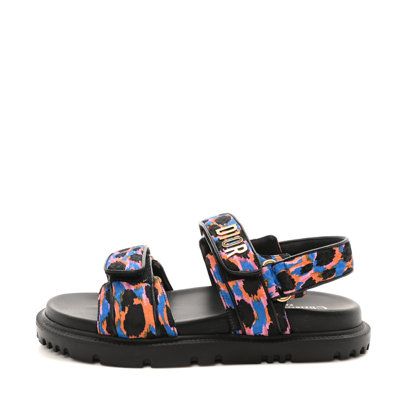 Christian Dior Technical Fabric Mizza Print Dioract Sandals 36 Multicolor 1 of 9