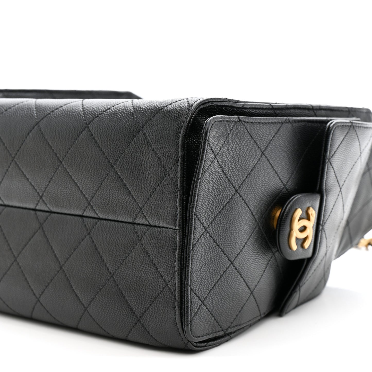 Caviar Quilted Small Chanel 25 Handbag Black