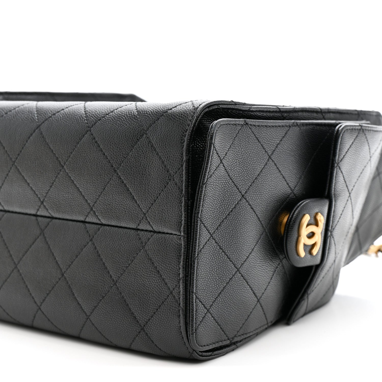 Chanel Caviar Quilted Small Chanel 25 Handbag Black 10 of 11