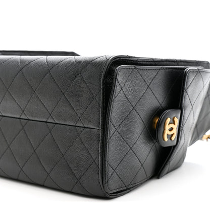 Chanel Caviar Quilted Small Chanel 25 Handbag Black 10 of 11