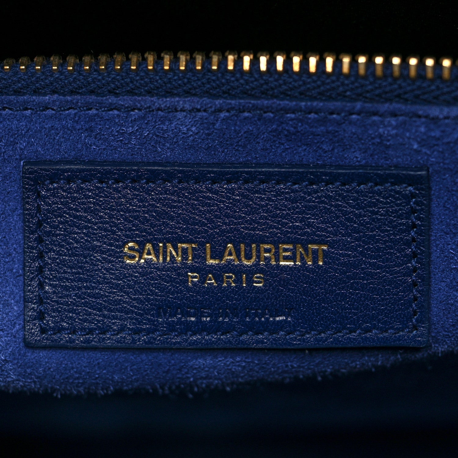 Saint Laurent Calfskin Large Sac De Jour Carryall Navy 7 of 12