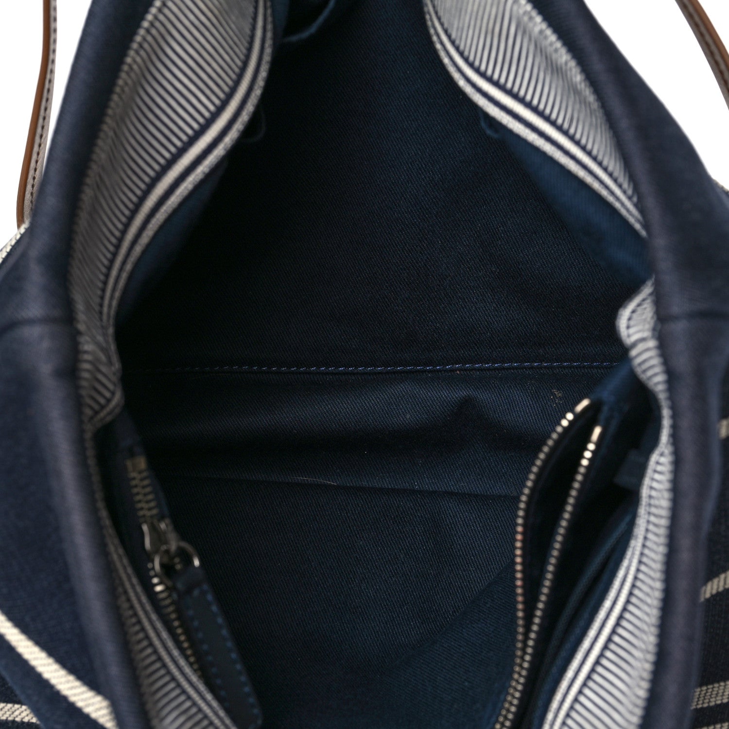 Chanel Denim Shopping Tote Blue 4 of 7