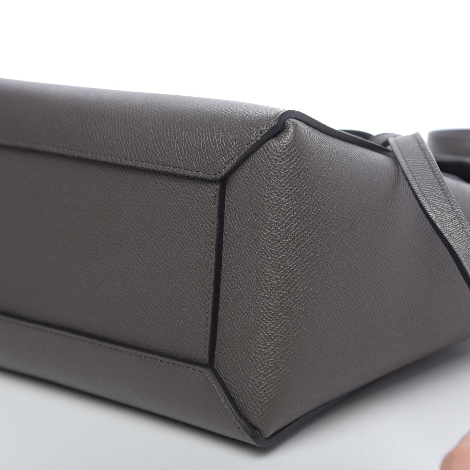Celine Grained Calfskin Mini Belt Bag Grey 8 of 8