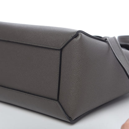 Celine Grained Calfskin Mini Belt Bag Grey 8 of 8