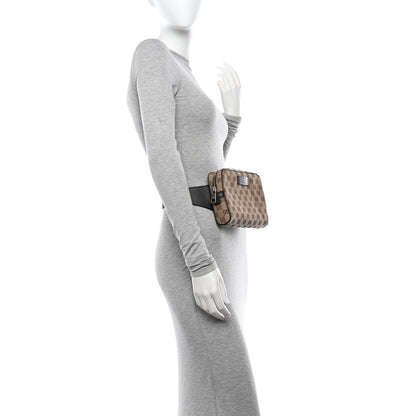 Gucci Monogram Dollar Calfskin Belt Bag Beige Ebony Testa di Moro Marrone Scuro 2 of 11