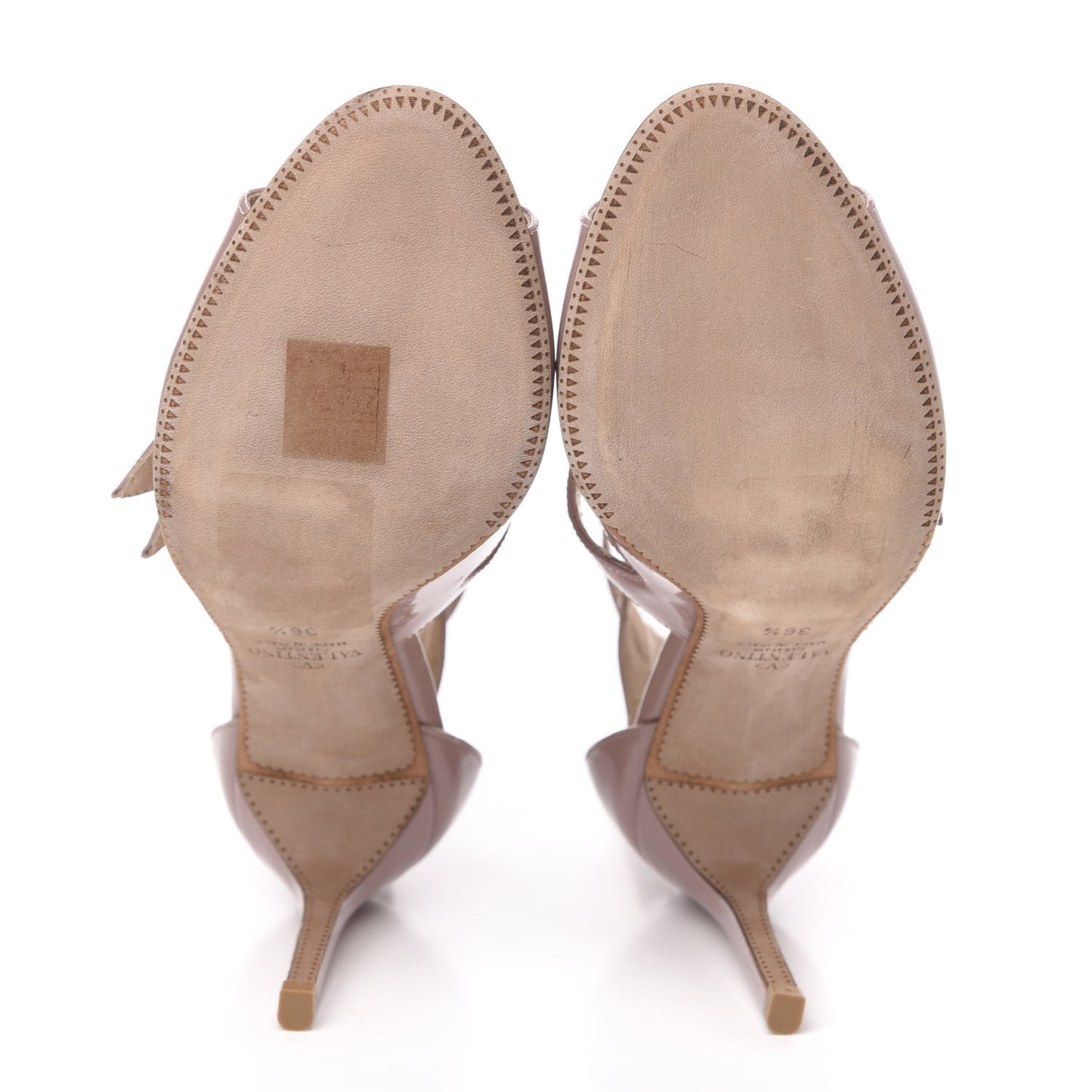 Patent Button Strap Pumps 36.5 Lipstick