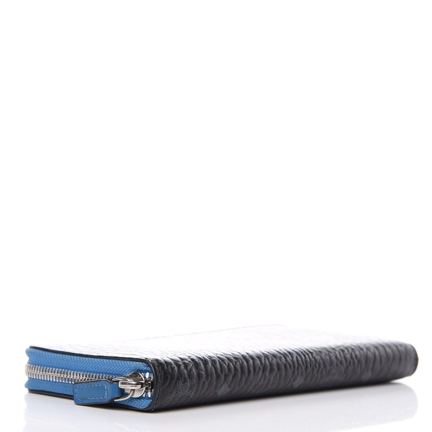 Visetos Large Zip Around Wallet Black Blue