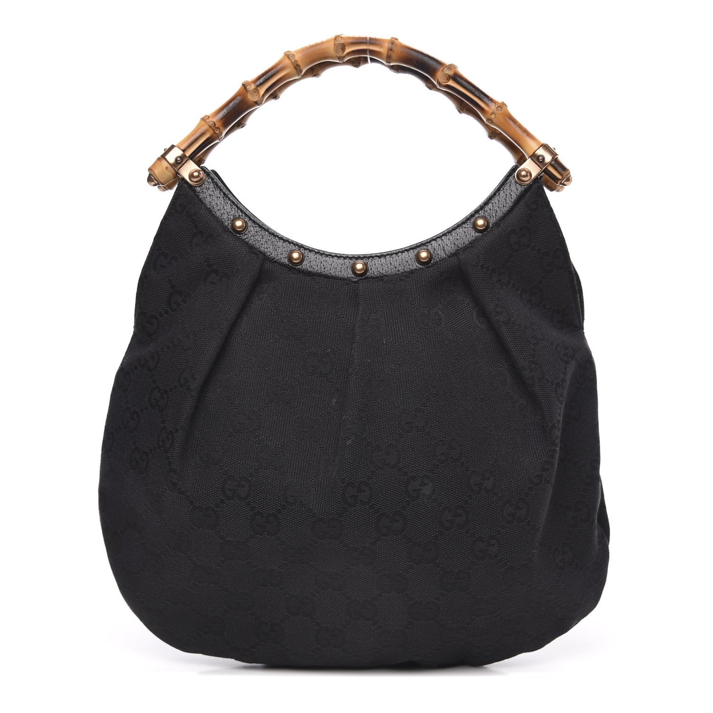 Monogram Bamboo Small Handbag Black
