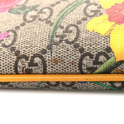 Gucci GG Supreme Monogram Flora Large Ophidia Pouch Clutch Beige Multicolor Crop 11 of 11