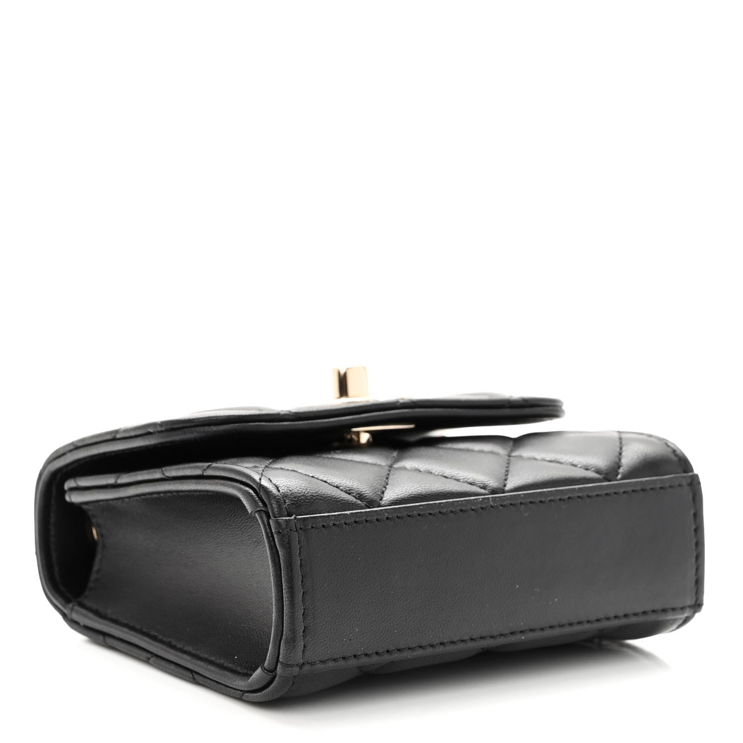 Chanel Lambskin Quilted Mini Trendy CC Chain Wallet Black 4 of 9