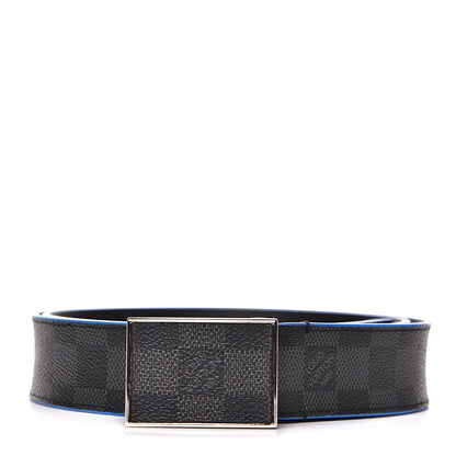 Louis Vuitton Damier Graphite 35mm Metro Belt 100 40 1 of 8