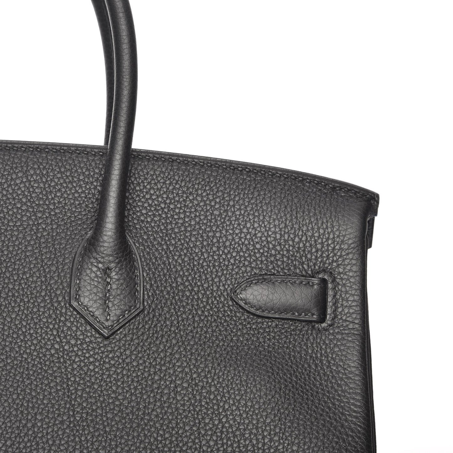 Togo Birkin 35 Black Bleu Agate