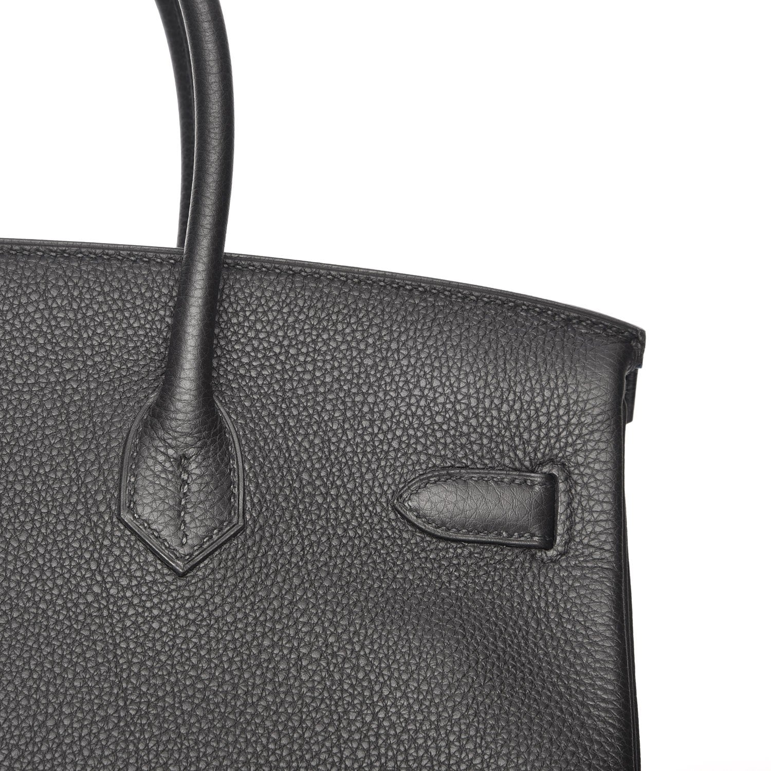 Hermes Togo Birkin 35 Black Bleu Agate 5 of 30