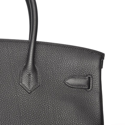 Hermes Togo Birkin 35 Black Bleu Agate 5 of 30