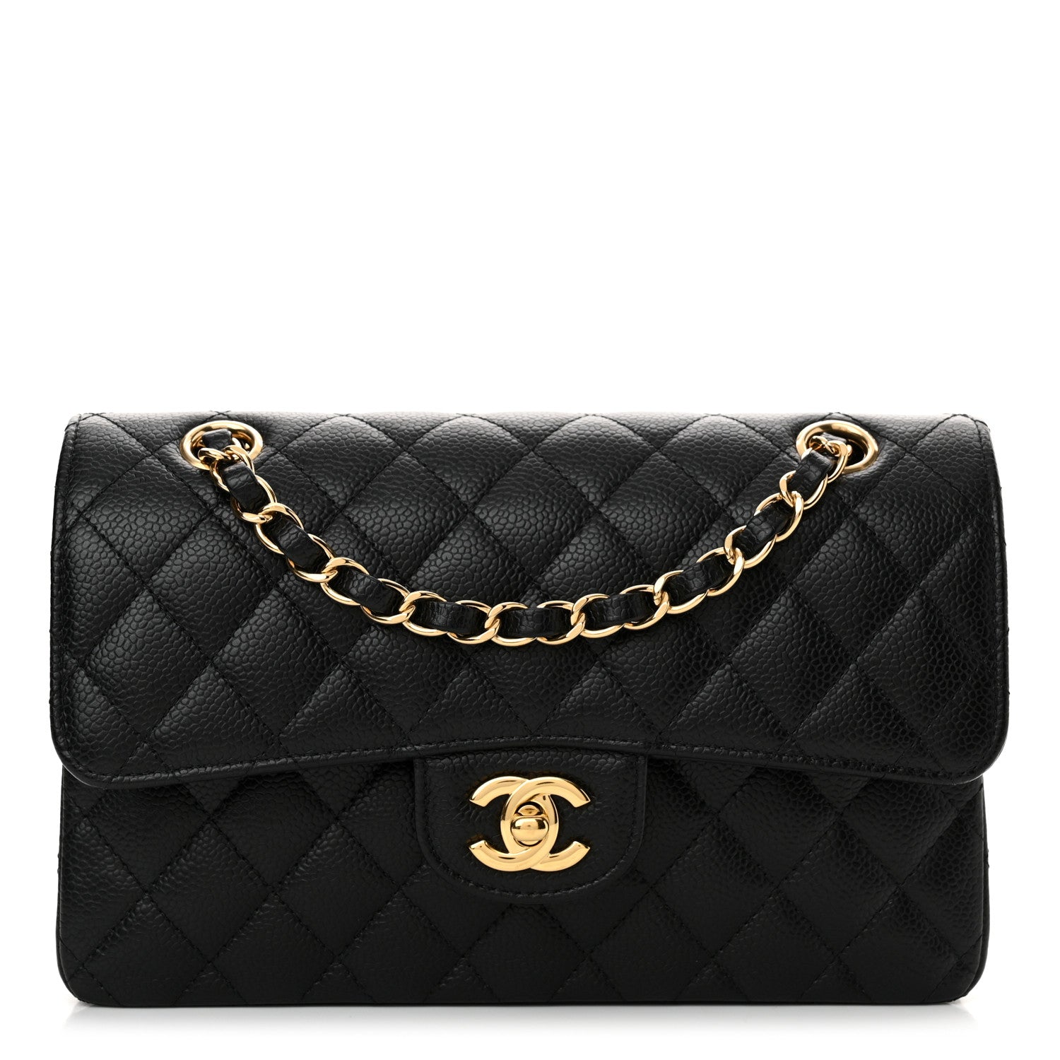 Chanel Caviar Quilted Small Double Flap Black 1 of 11