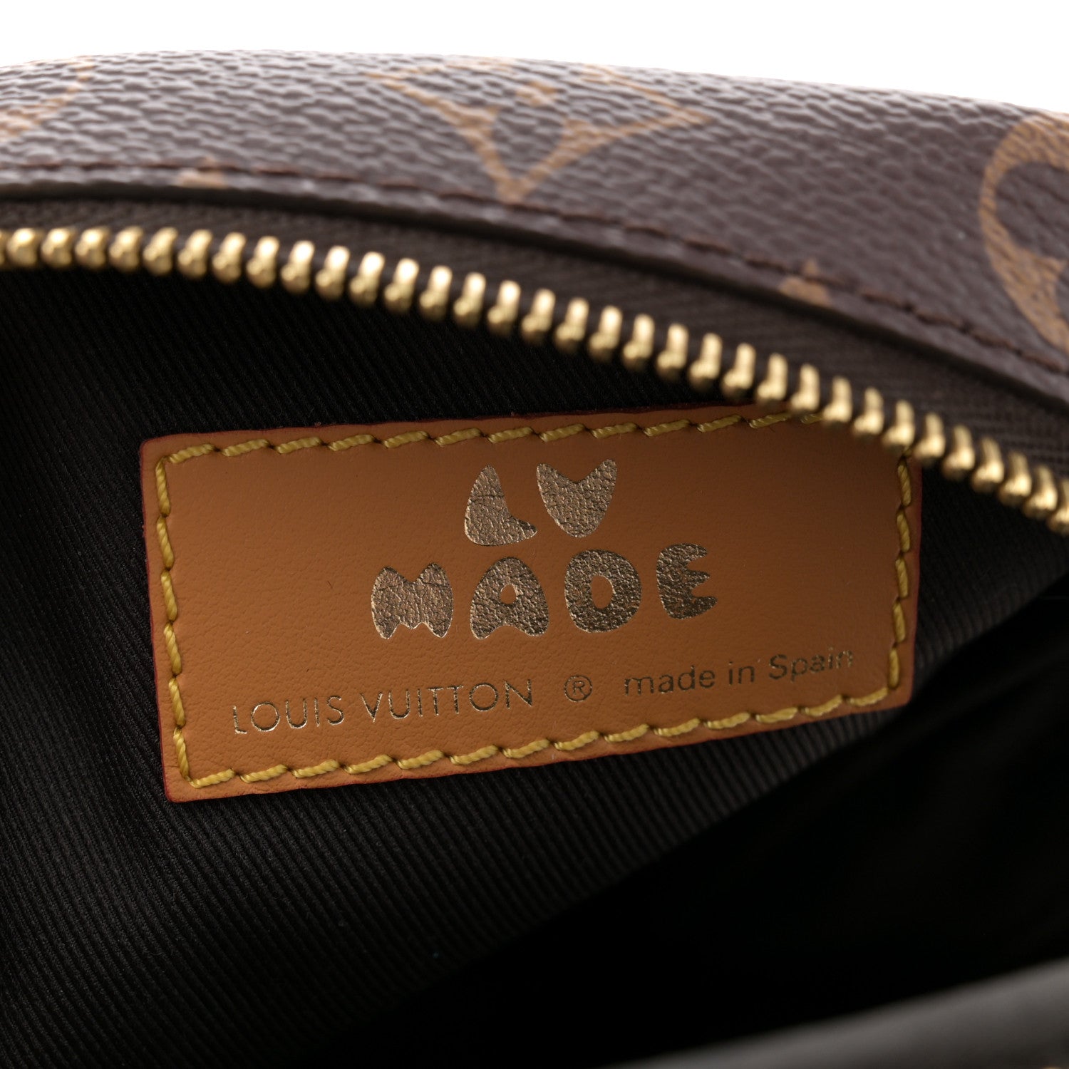 Louis Vuitton X NIGO Reverse Monogram Flat Double Phone Pouch