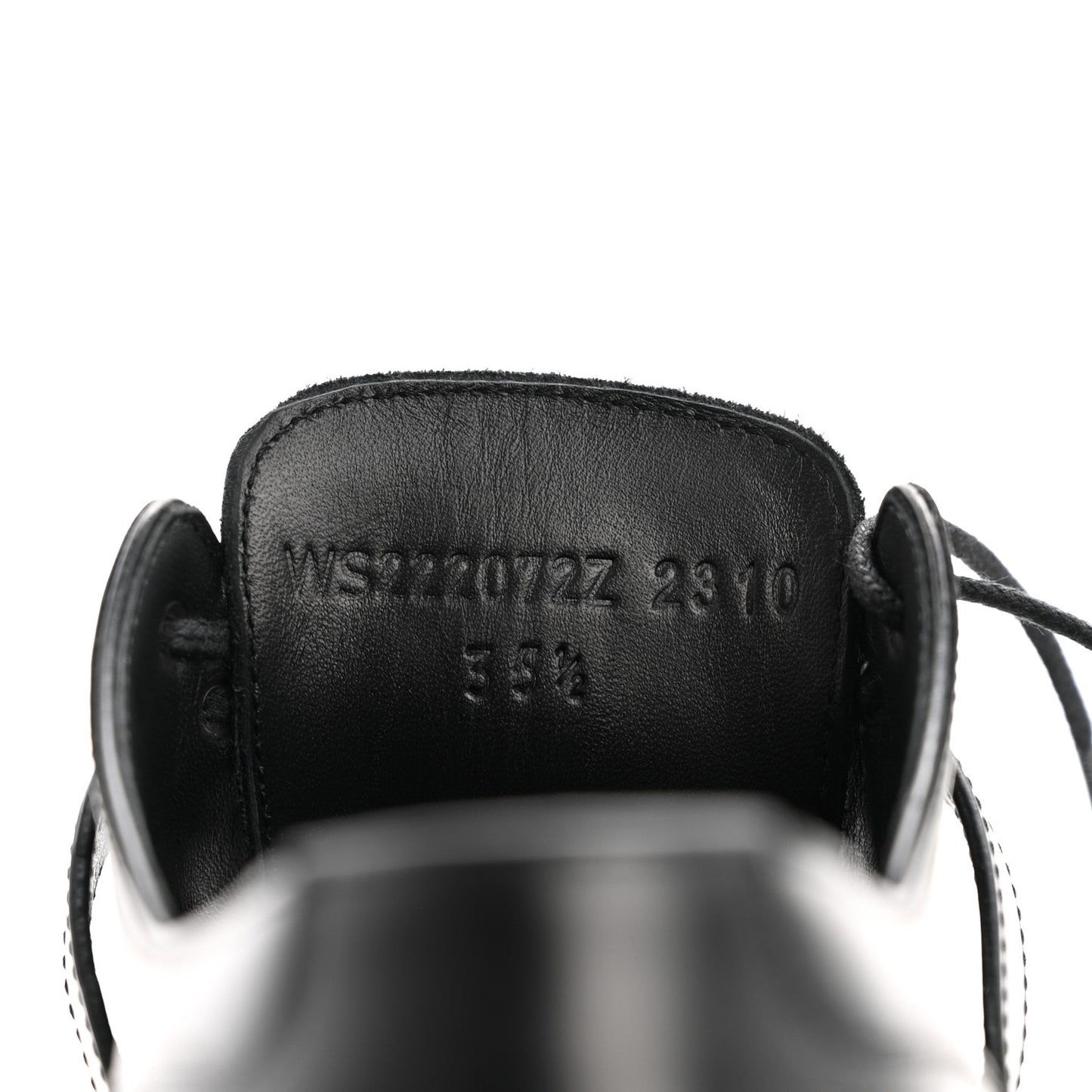 Glossed Calfskin First Oxford 35.5 Black