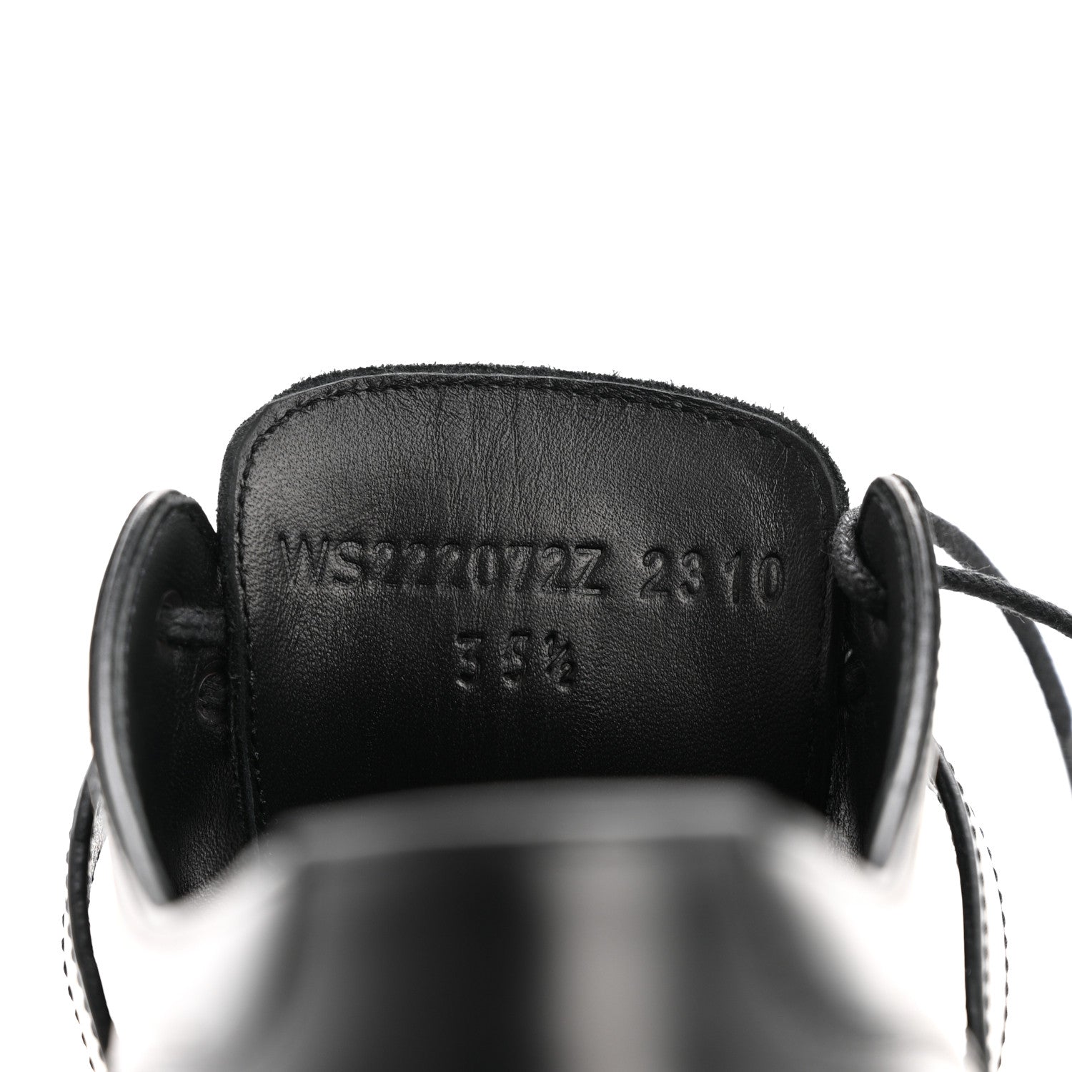Hermes Glossed Calfskin First Oxford 35.5 Black 8 of 9