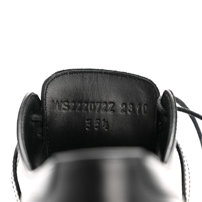 Hermes Glossed Calfskin First Oxford 35.5 Black 8 of 9