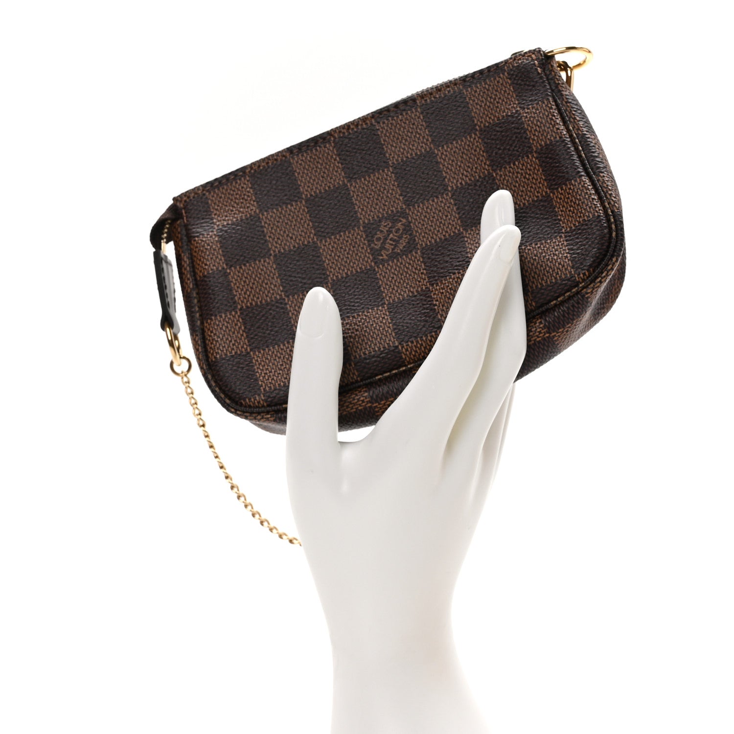 Louis Vuitton Damier Ebene Mini Pochette Accessories 2 of 11