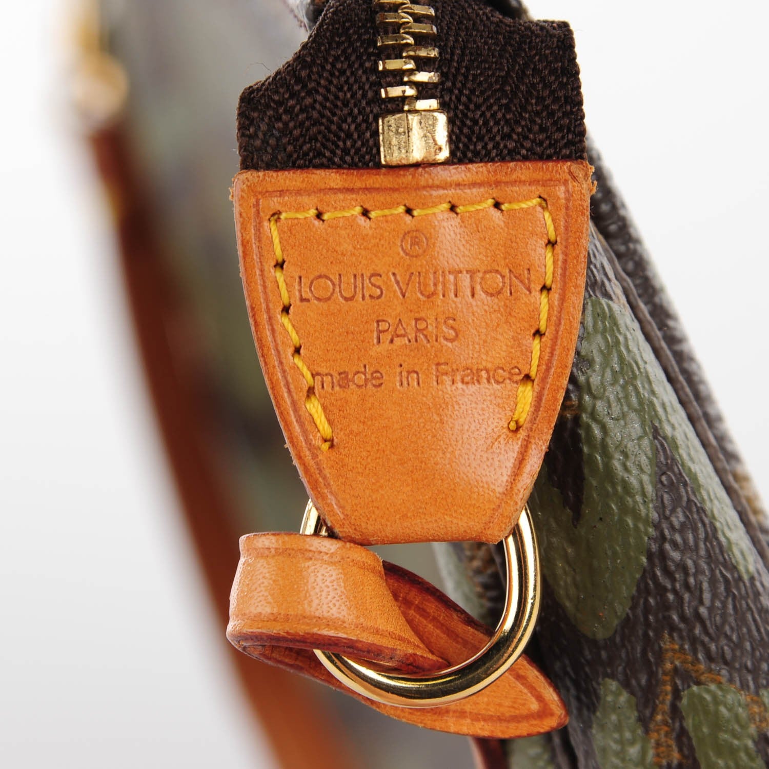 Louis Vuitton Monogram Graffiti Pochette Accessories Kaki 6 of 7