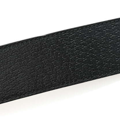 Gucci Textured Calfskin Double G 40mm Belt 85 34 Black 8 of 9