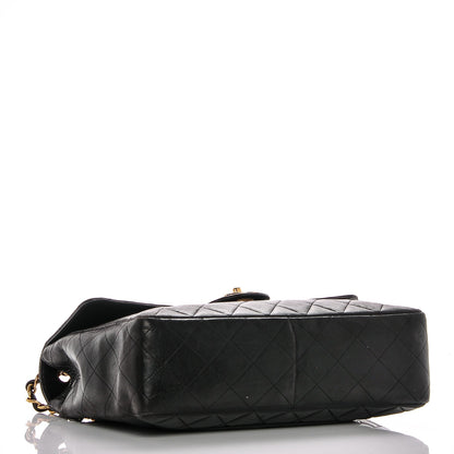Chanel Lambskin Quilted Jumbo Single Flap Black 4 of 9