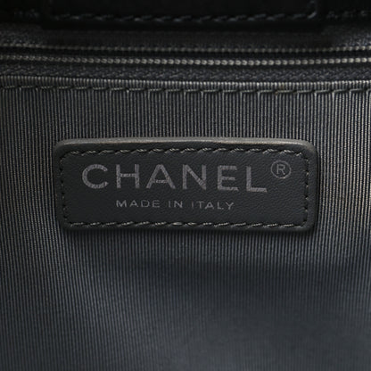 Chanel Deerskin Cerf Executive Shopper Tote Black 6 of 10